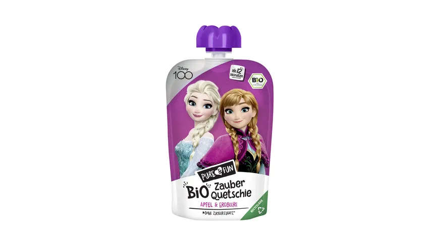 PURE&FUN Anna&Elsa Bio Zauber Quetschie 100 g