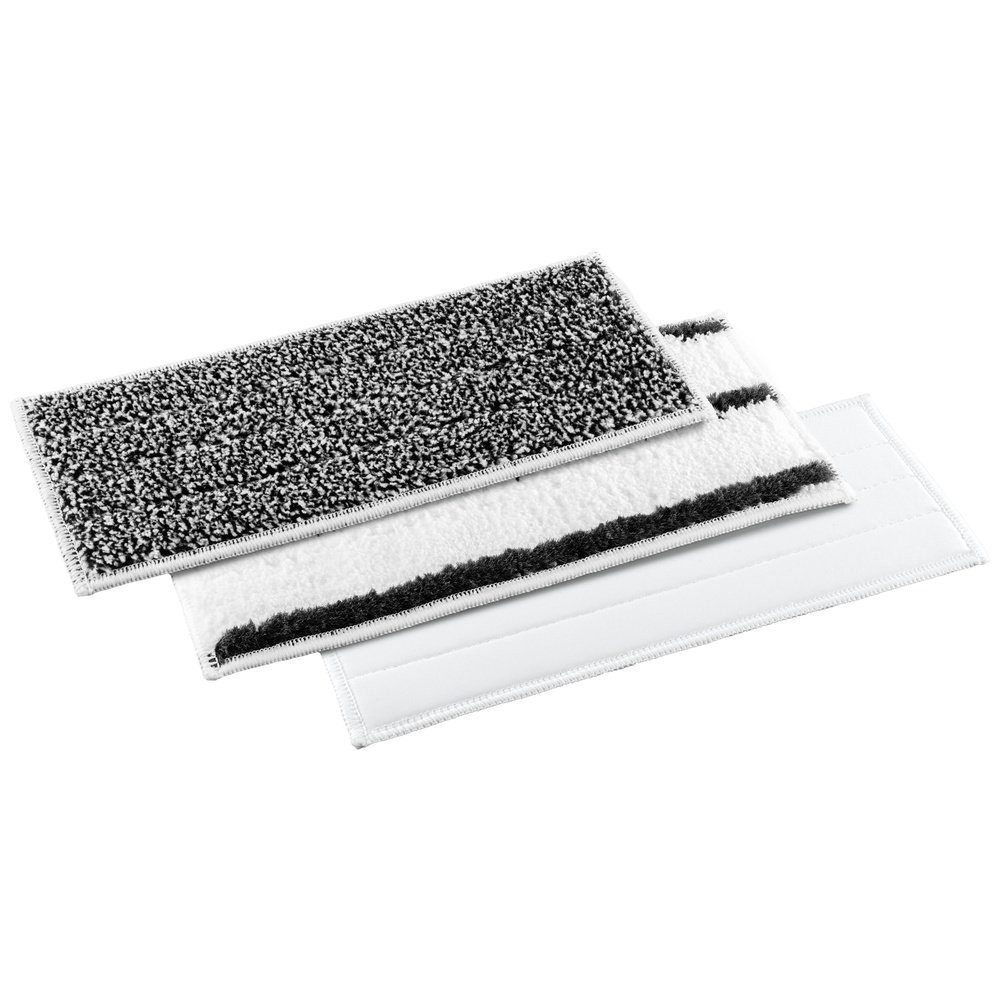voelkner selection Fenstersauger Kärcher Home & Garden Multitücher Schwarz/Weiß