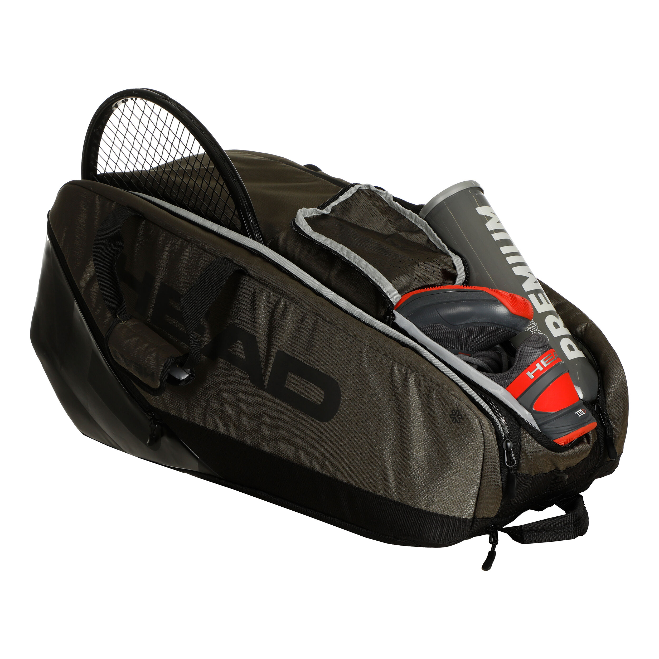Pro X Racquet Bag L Schlägertasche - Anthrazit, Schwarz