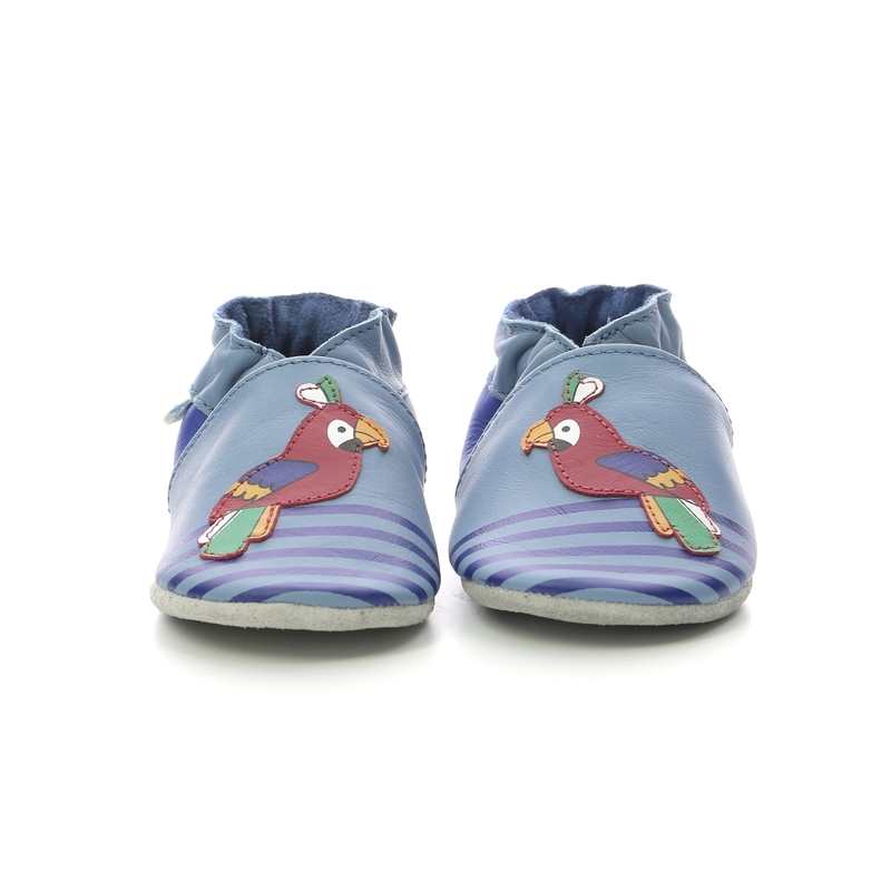 Chaussons cuir Macao Parrot