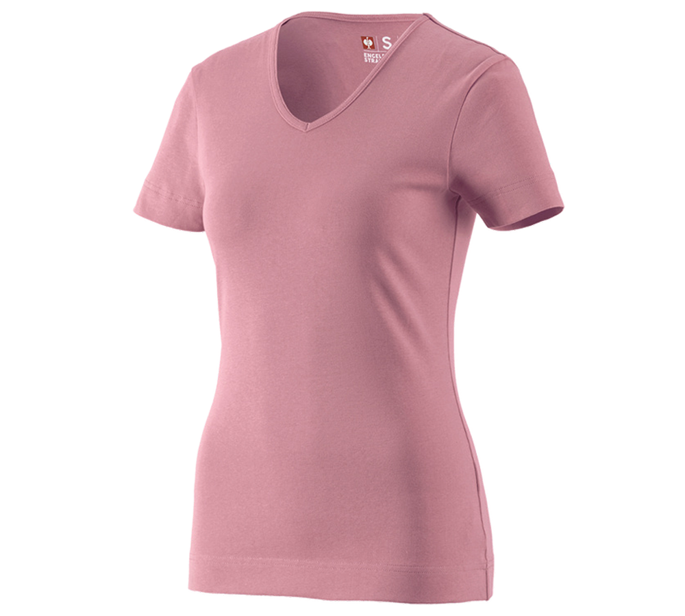 e.s. T-Shirt cotton V-Neck, Damen