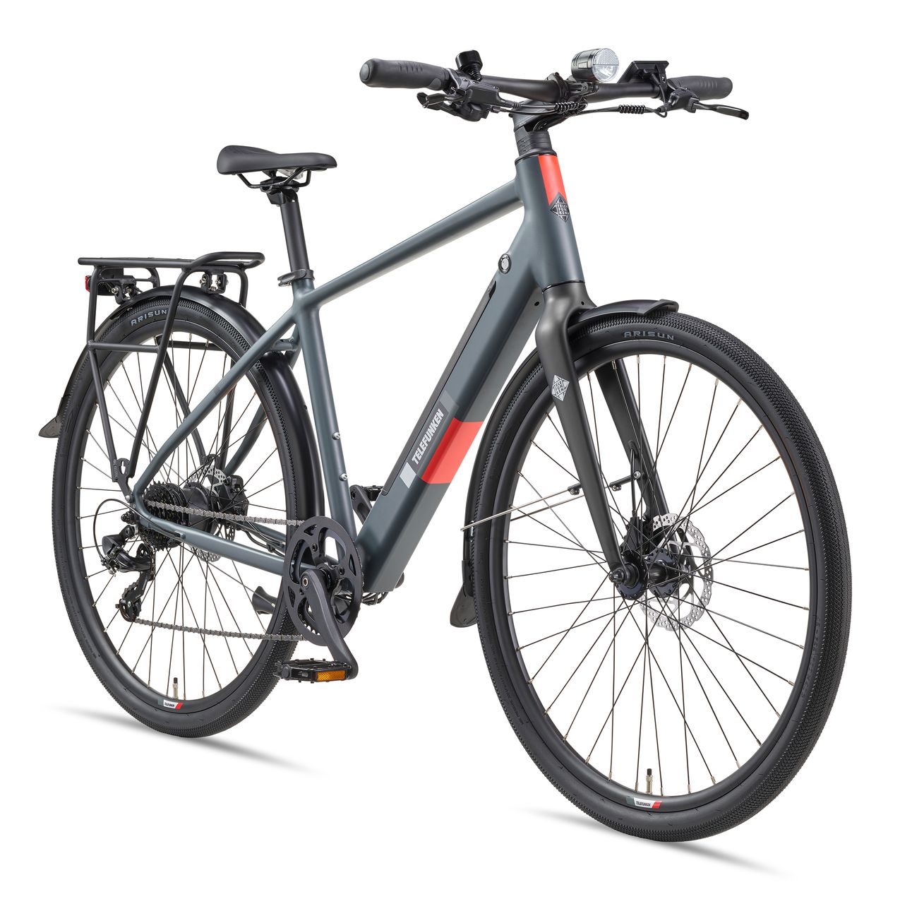 Telefunken Urban E-Bike Herren UH210 28 Zoll Hinterradmotor 7-Gang Kettenschaltung