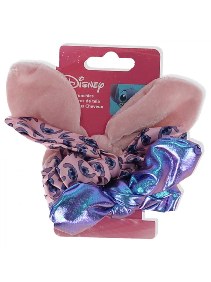 Lilo & Stitch Lilo & Stitch Scrunchies mit Schleife – Stylische Haargummis in Rosa günstig kaufen onesize