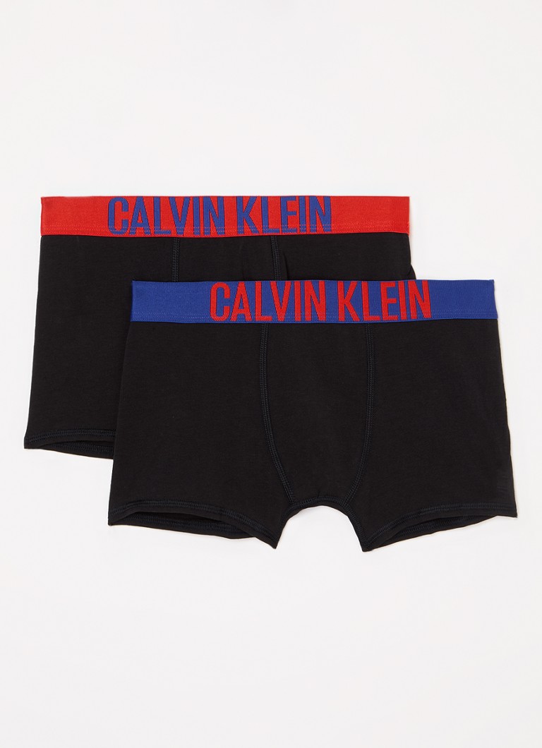 Calvin Klein Boxer Shorts with logo waistband in a 2-pack