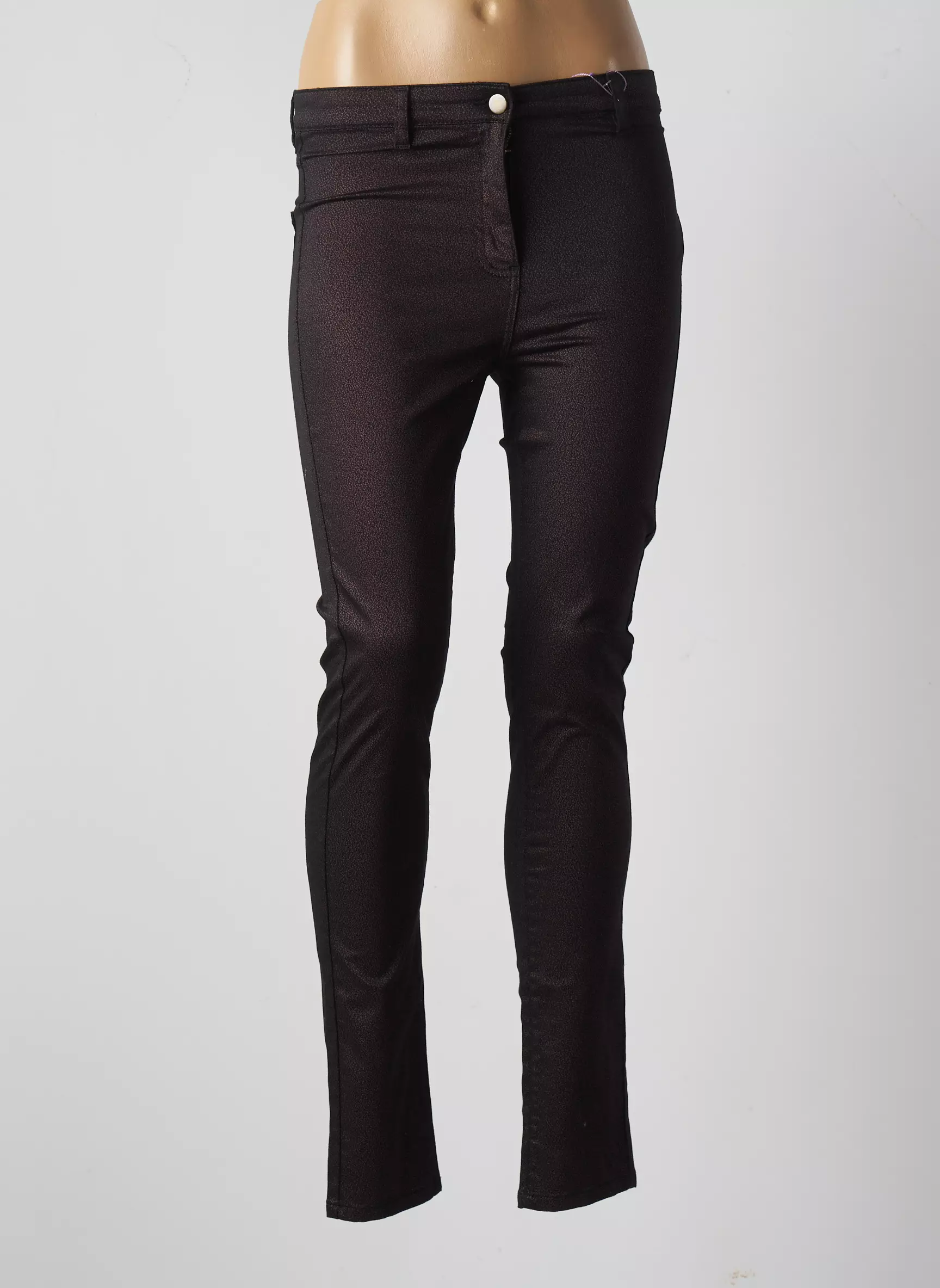 Julie Guerlande Pantalons Slim Femme couleur noir