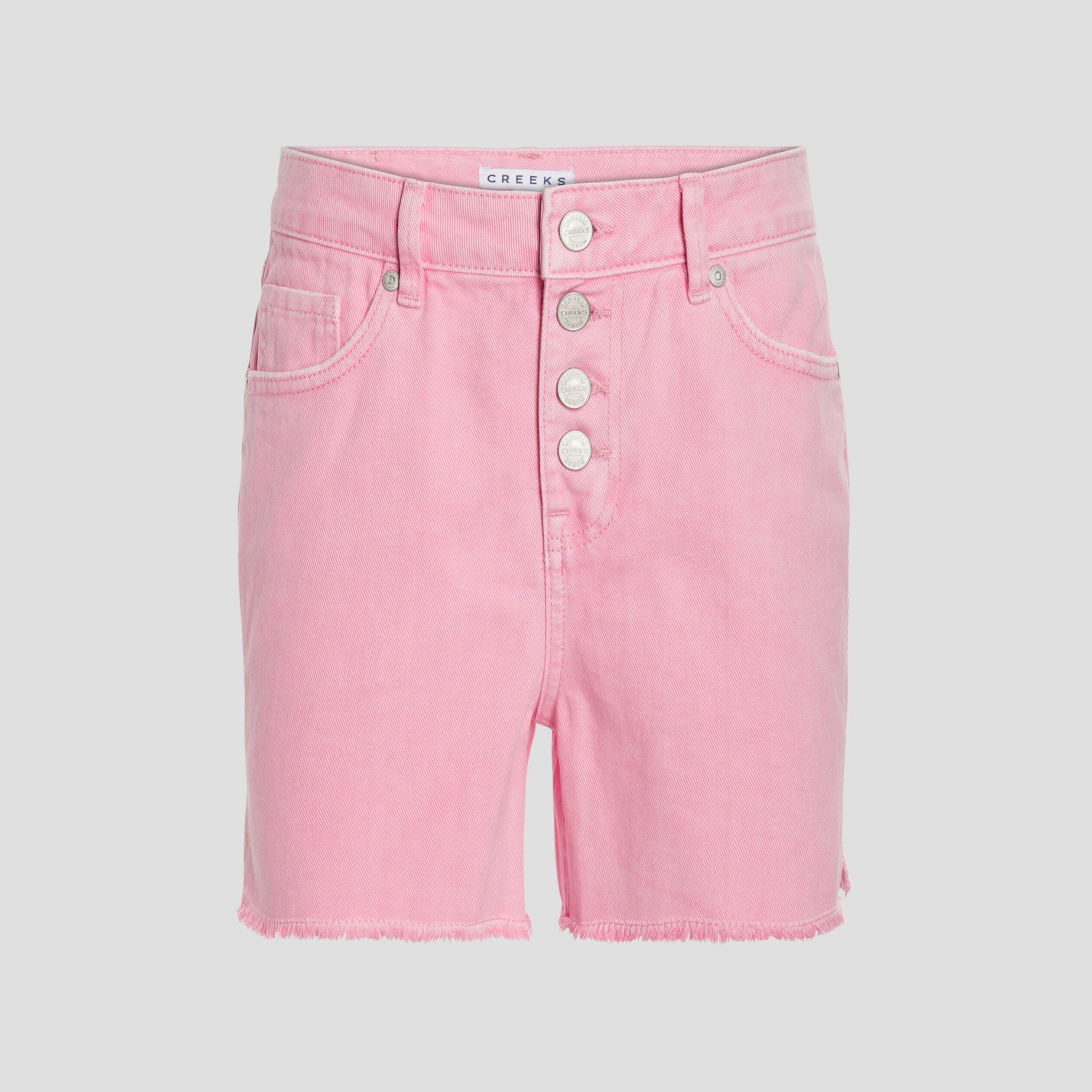 Short droit taille haute rose femme | La Halle