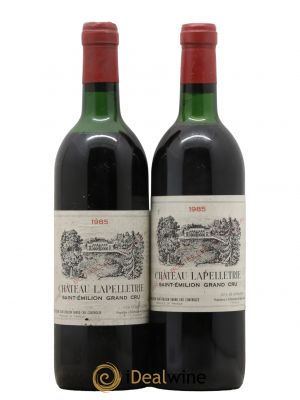 Saint-Émilion Grand Cru Château La Pelleterie 1985 - Lot de 2 Bouteilles