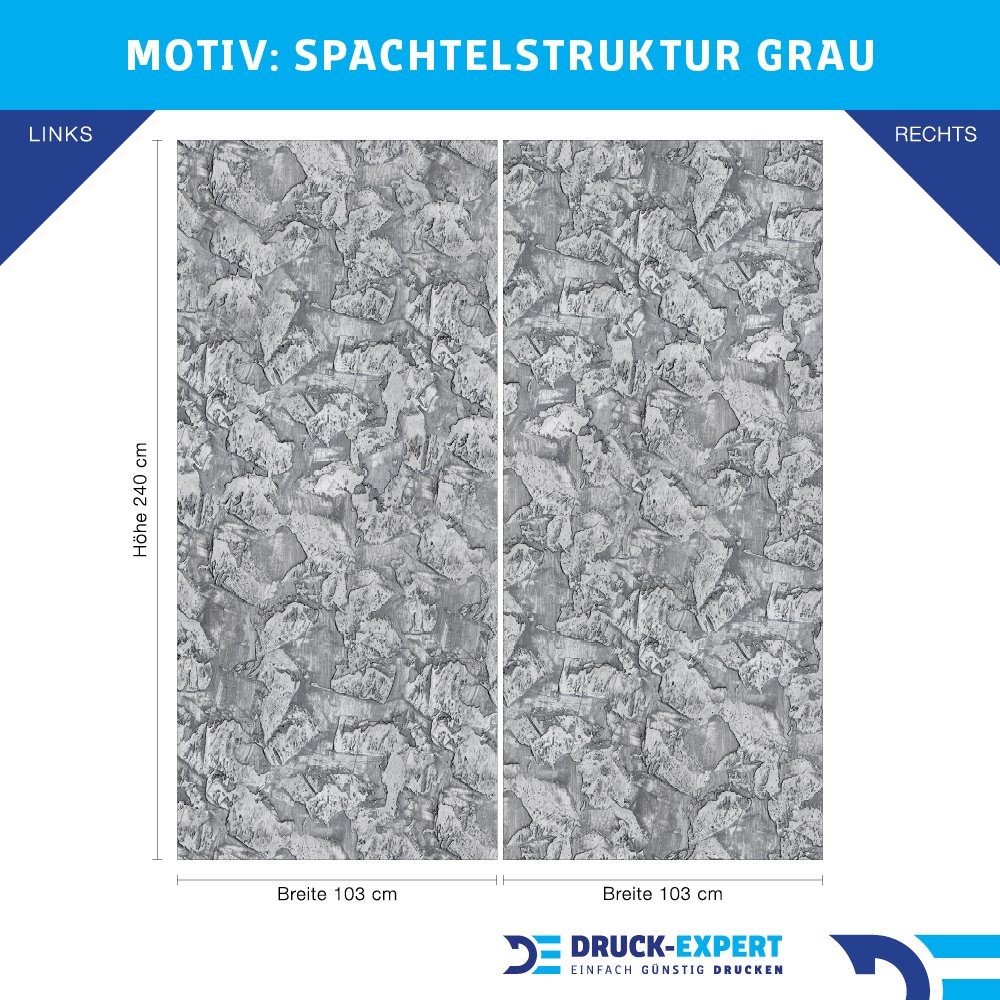 DRUCK-EXPERT Duschrückwand Premium Duschrückwand - langlebiger Fliesensticker aus 0,4 mm selbstklebenden Hart-PVC