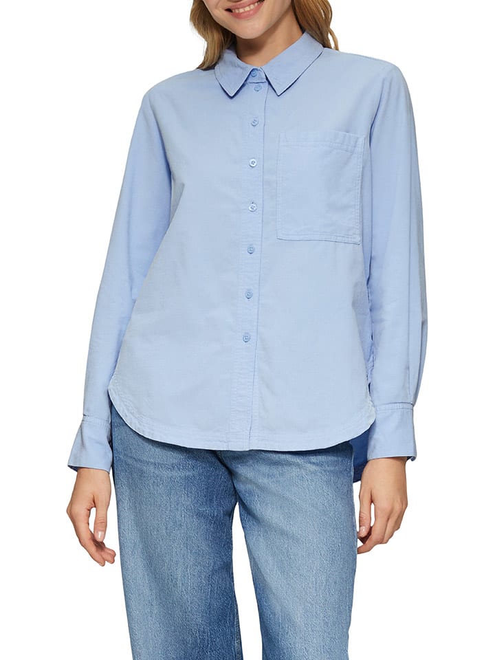 comma Hemd in Hellblau günstig kaufen
