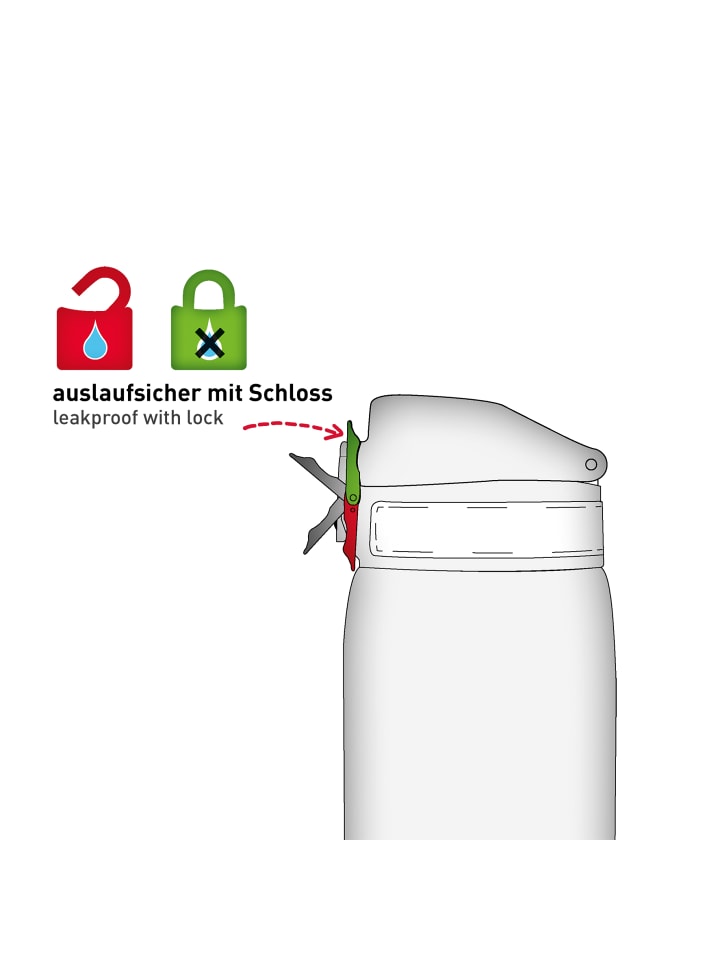 ROTH Kinder-Trinkflasche Tyrannosaurus, Edelstahl 350 ml in Grün günstig kaufen onesize