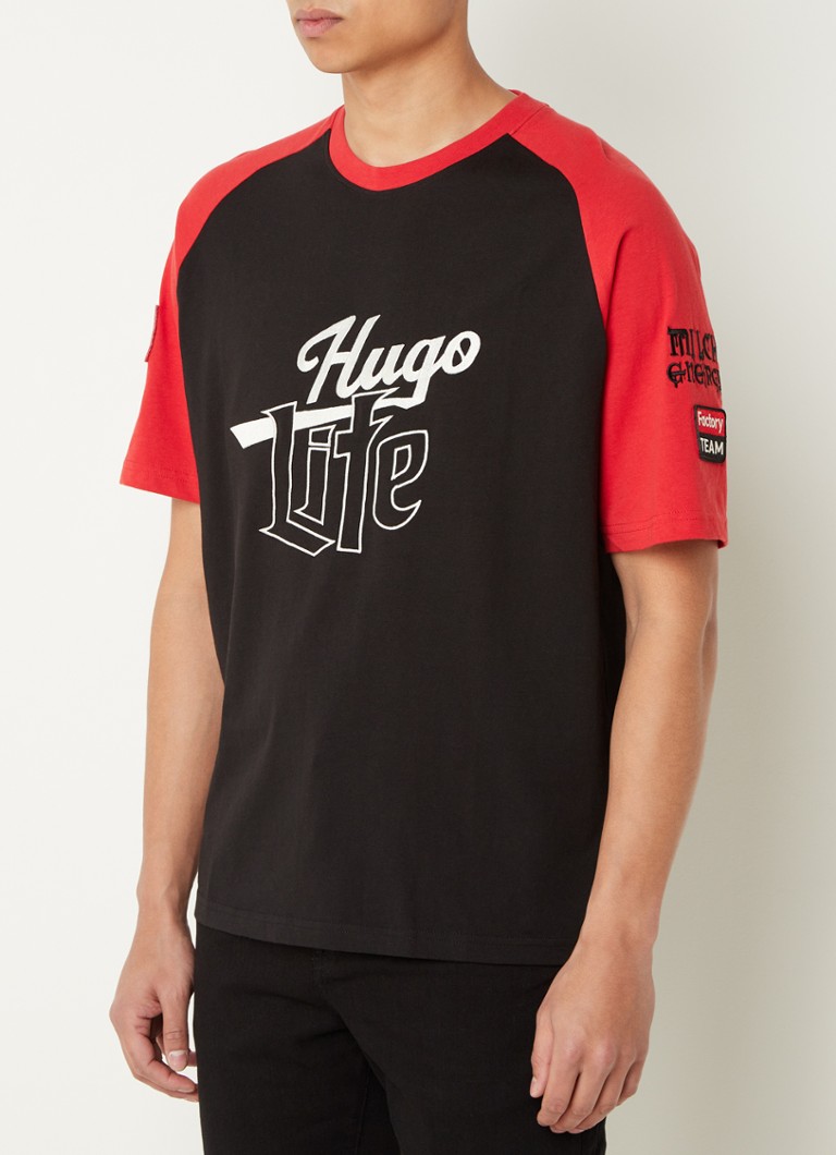 Tricou HUGO BOSS Dilife cu logo imprimat