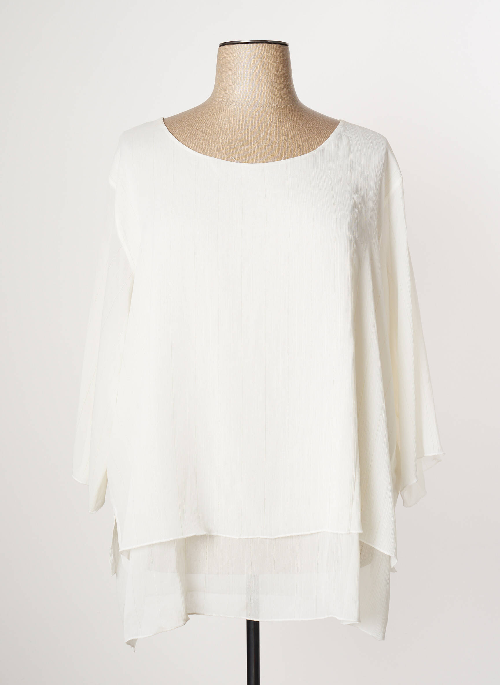 Mutiples Tuniquemanchelongue Femme couleur beige