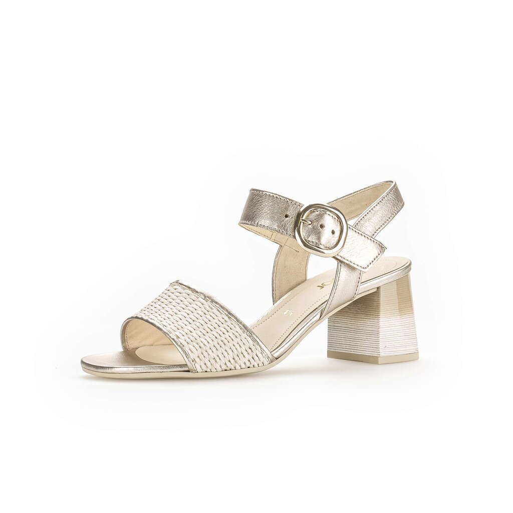 Gabor fashion Riemchensandale gold
