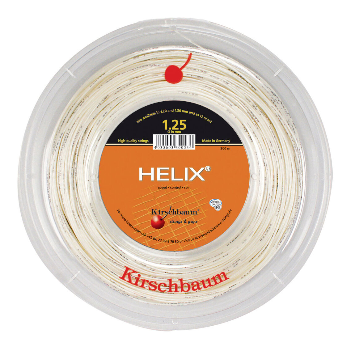 Helix Saitenrolle 200m - Weiß