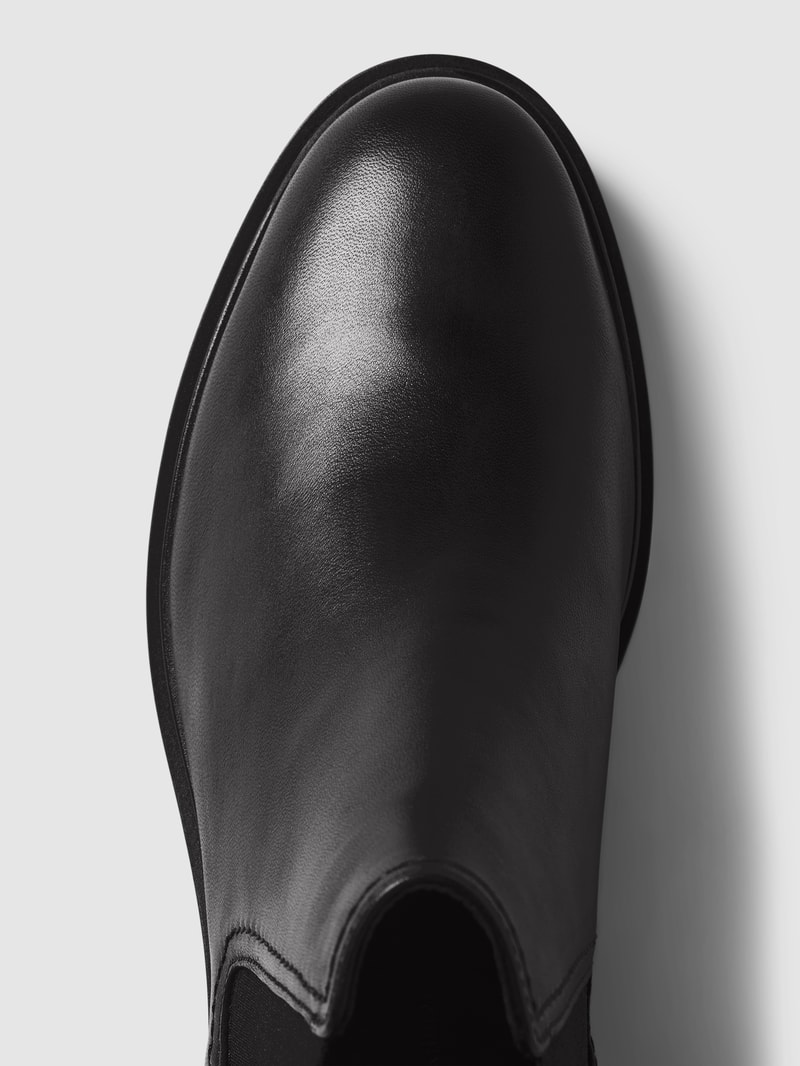 Chelsea Boots aus echtem Leder Modell 'PAULA' in schwarz