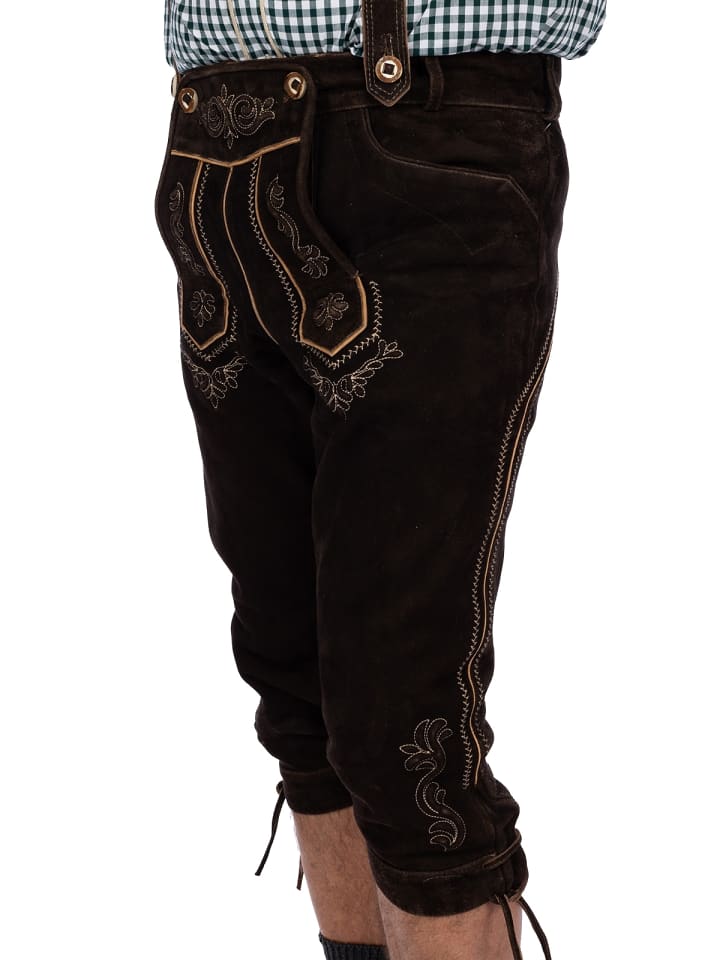 MADDOX Lederhose KORBINIAN-HT in hellbraun günstig kaufen