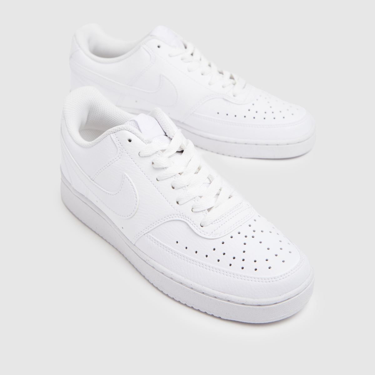 Nike Court Vision – Vita sneakers med låg midja