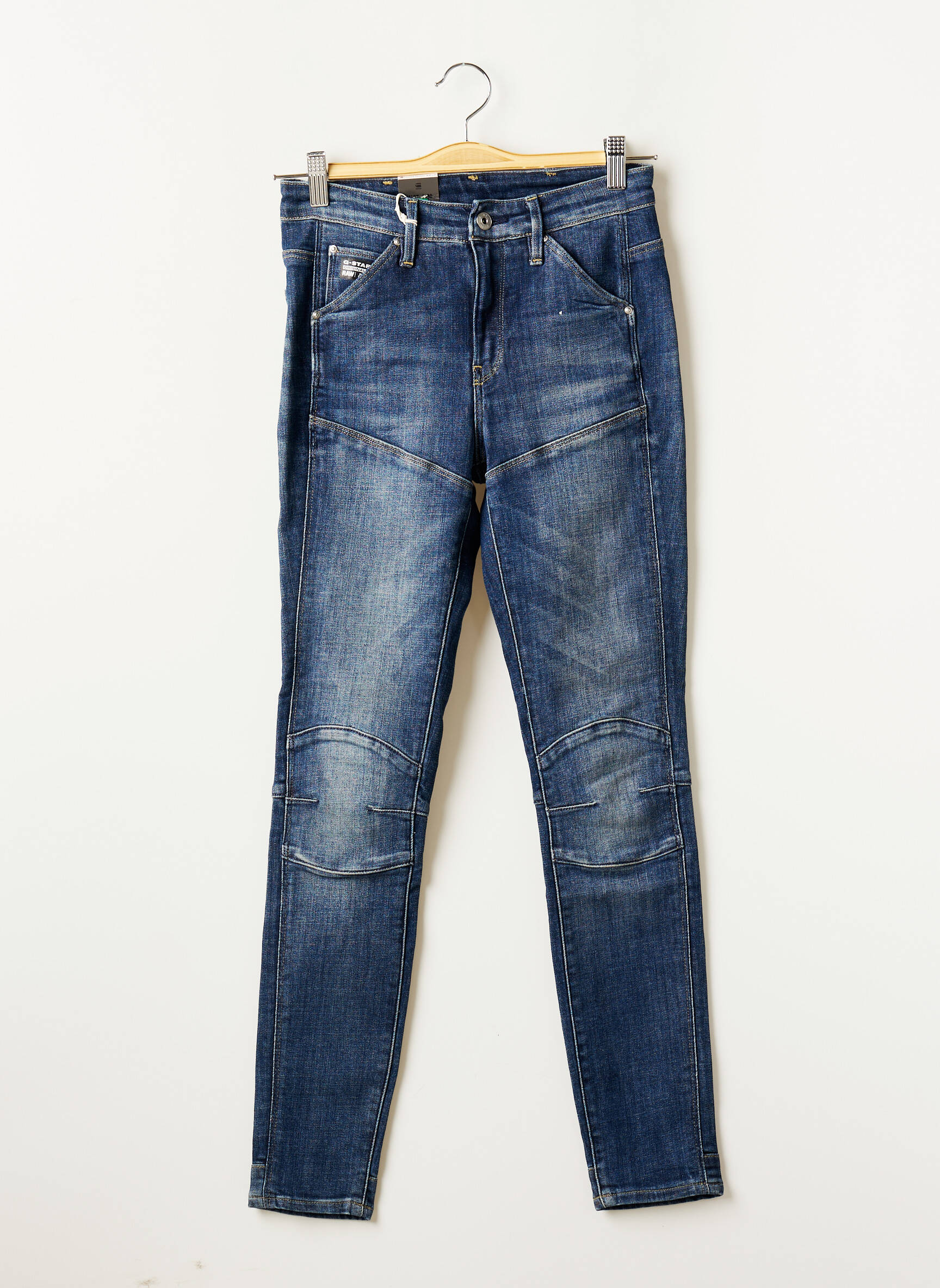 G Star Jeans Skinny Femme couleur bleu