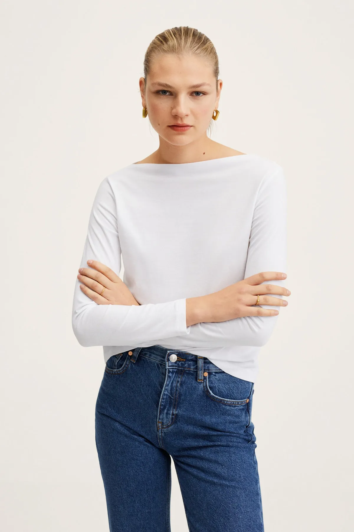 MANGO  27013257 Frau / Mädchen Weiß