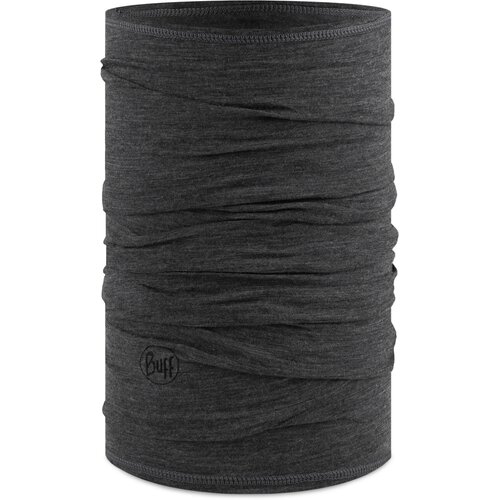 HERREN SCHAL WOOL SOLID GREY