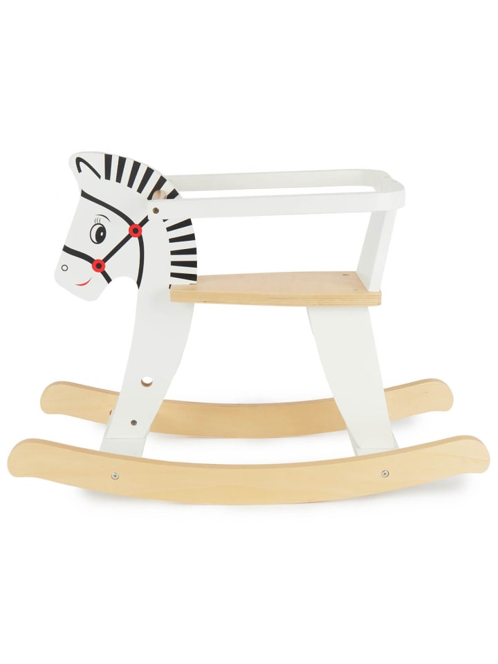 Bieco Spielwaren Schaukeltier aus Holz Zebra in Weiß günstig kaufen onesize