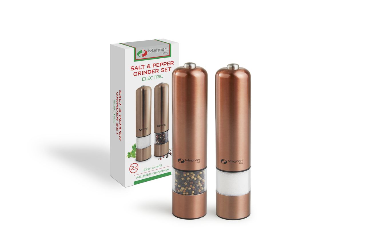 Magnani Magnani - Elektrische Salz- und Pfeffermühle - Rose Gold