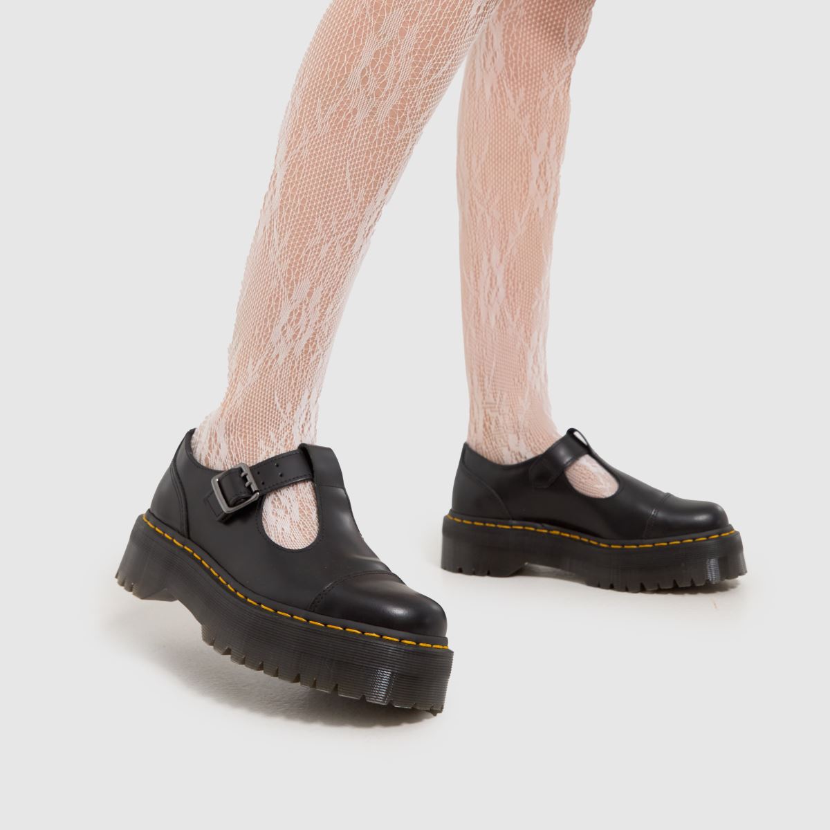 Dr Martens – Bethan Mary Jane – Svarta platta skor