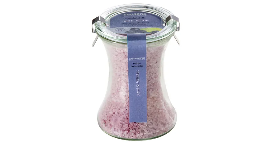 sensena NATURKOSMETIK Badekristalle Acai & Hibiskus 360 g