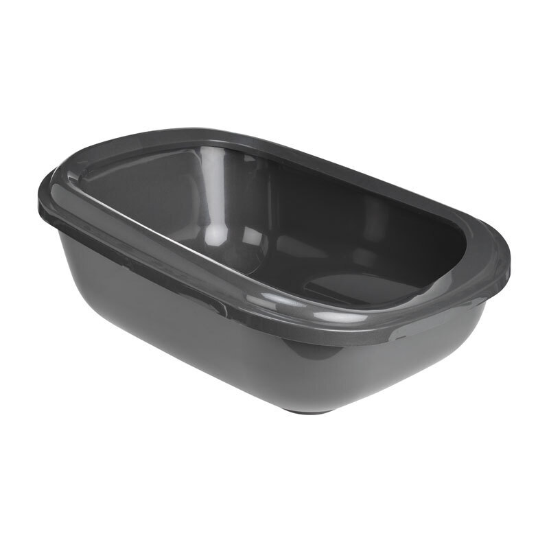 AniOne Katzentoiletten AniOne Katzentoilette Mega Tray dunkelgrau