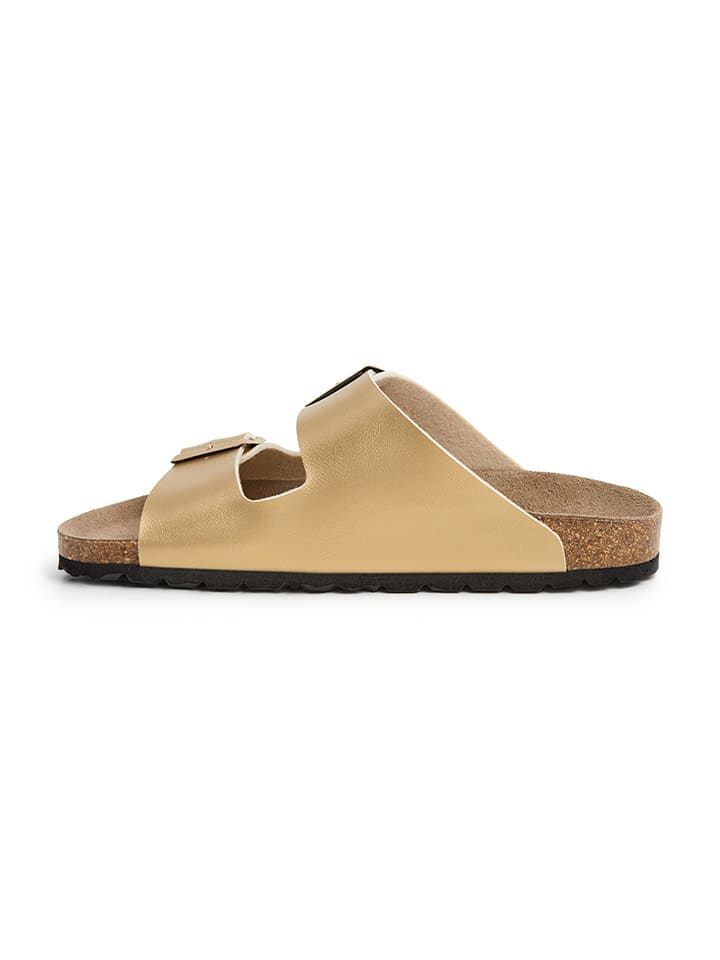 SABOKETS Pantoletten in Gold günstig kaufen