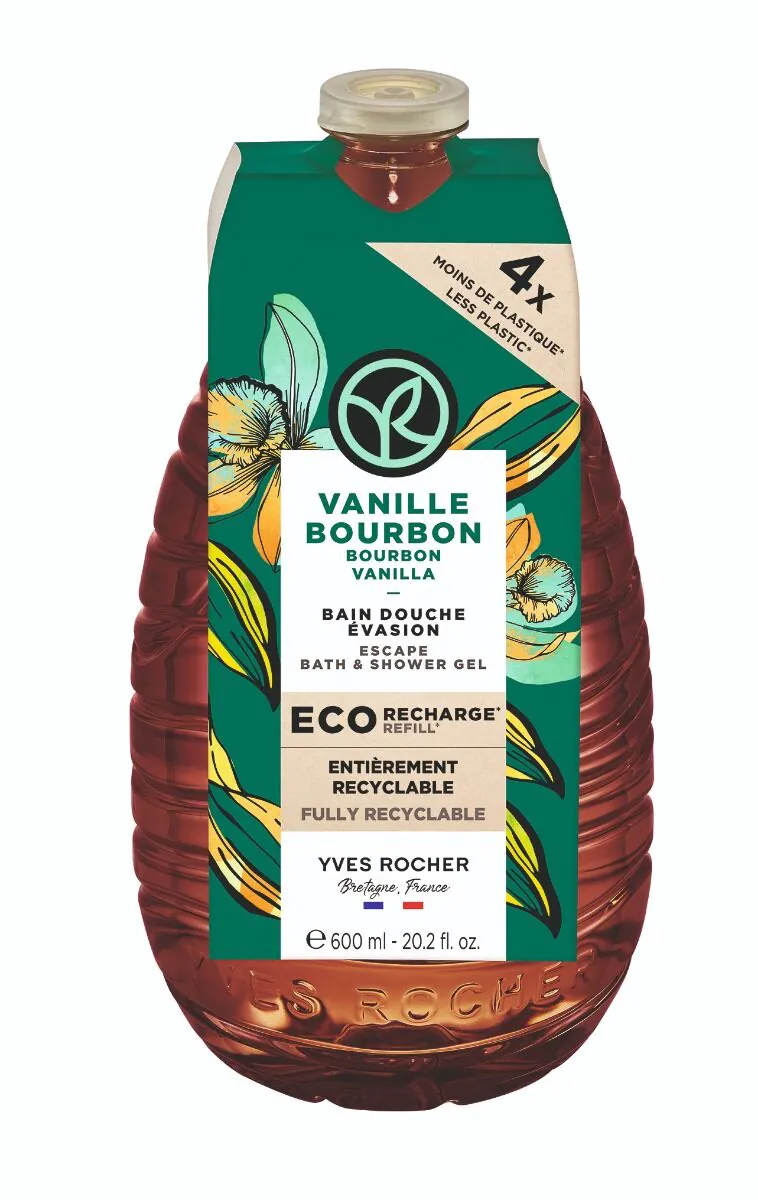 Yves Rocher Vanilla Bourbon gel za tuširanje i kupanje, dopuna