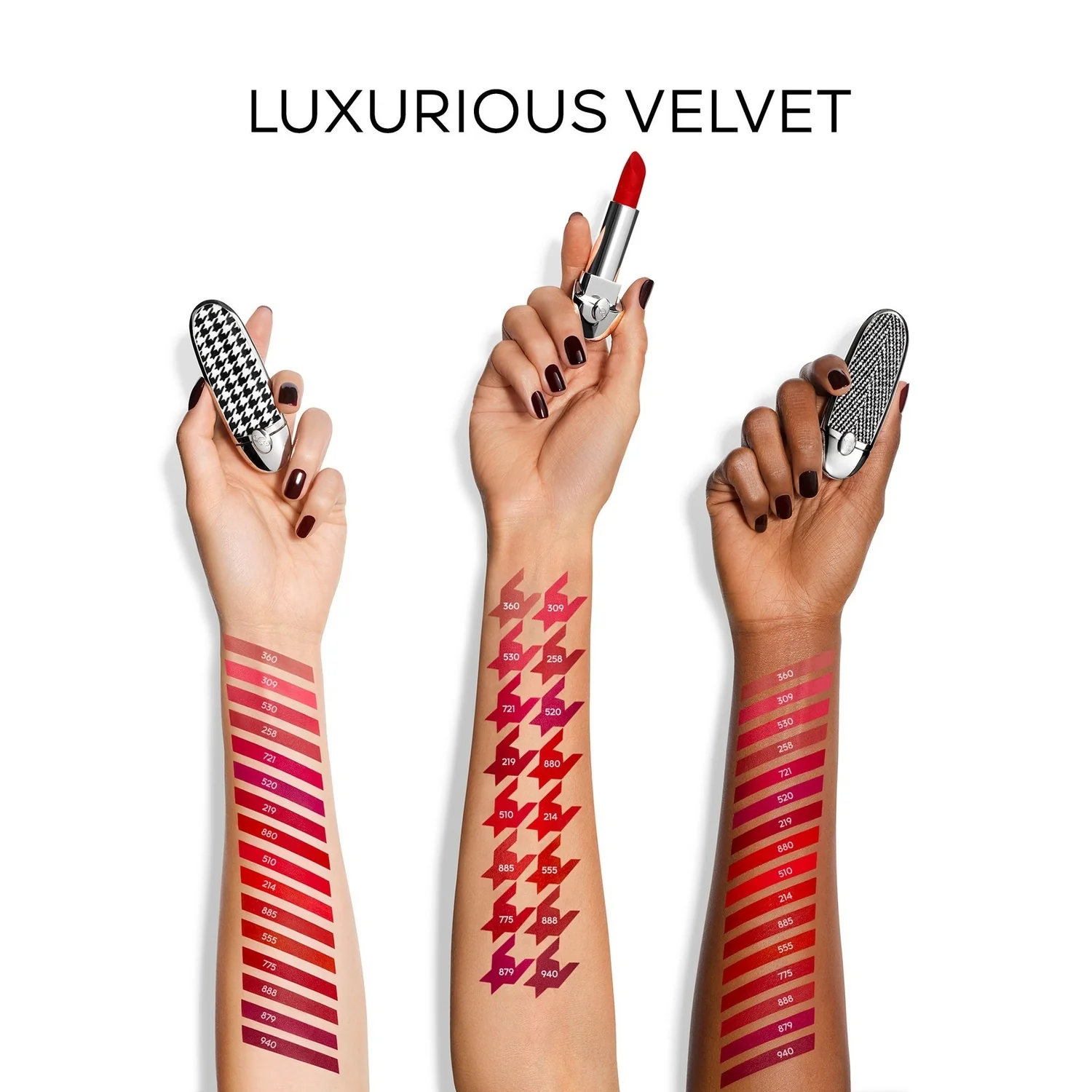 Rúž na pery Lips Rouge G Luxusný zamatový metalický odtieň