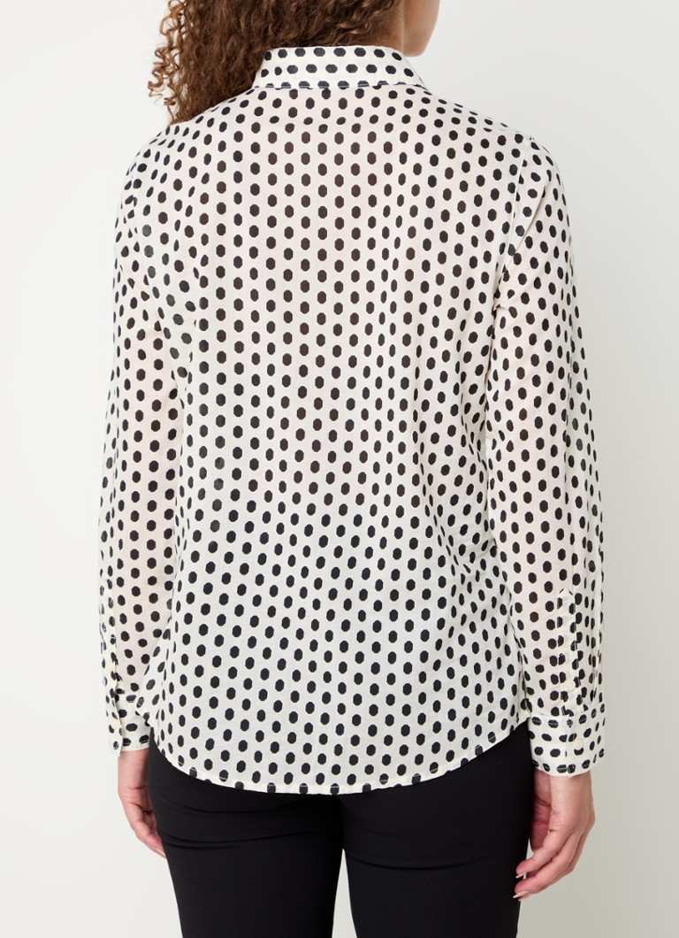 Benetton  Blouse met print en stretch