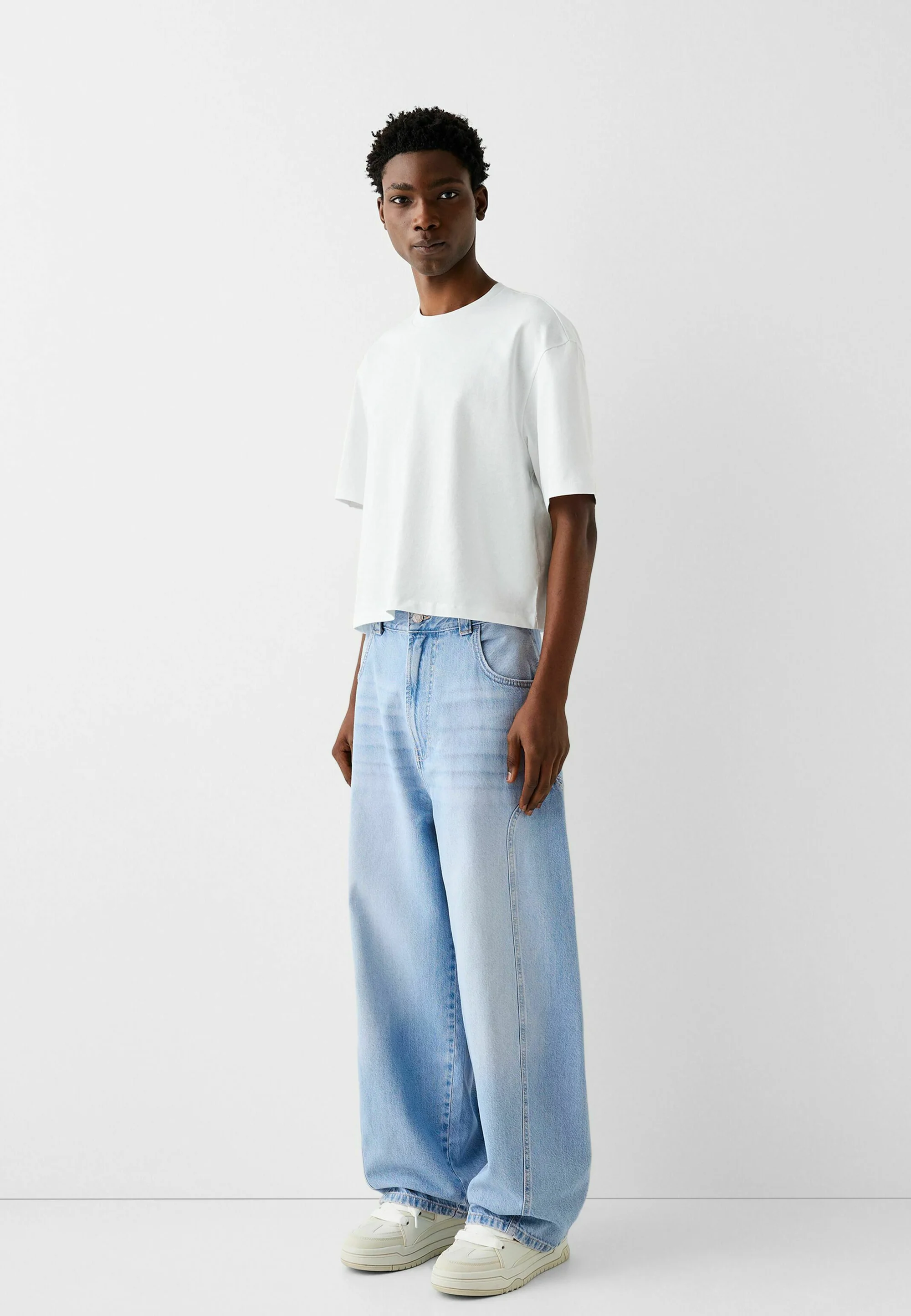 Bershka BAGGY BALLOON - Vaqueros holgados