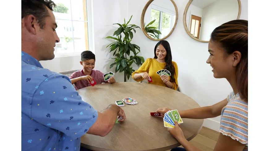 Mattel Games UNO Flex, Kartenspiel, Familienspiel