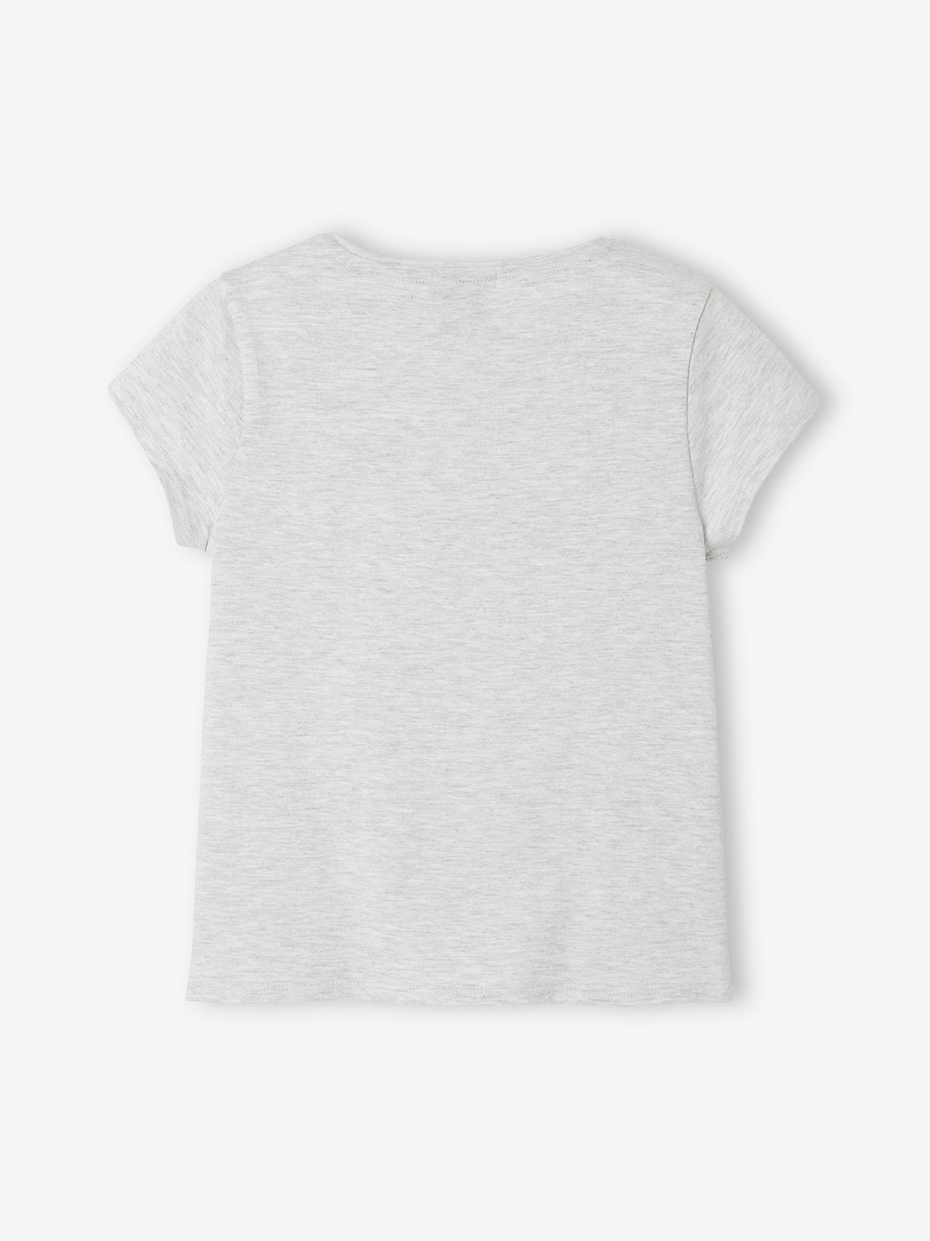 T-shirt manches courtes Snoopy Peanuts® fille gris
