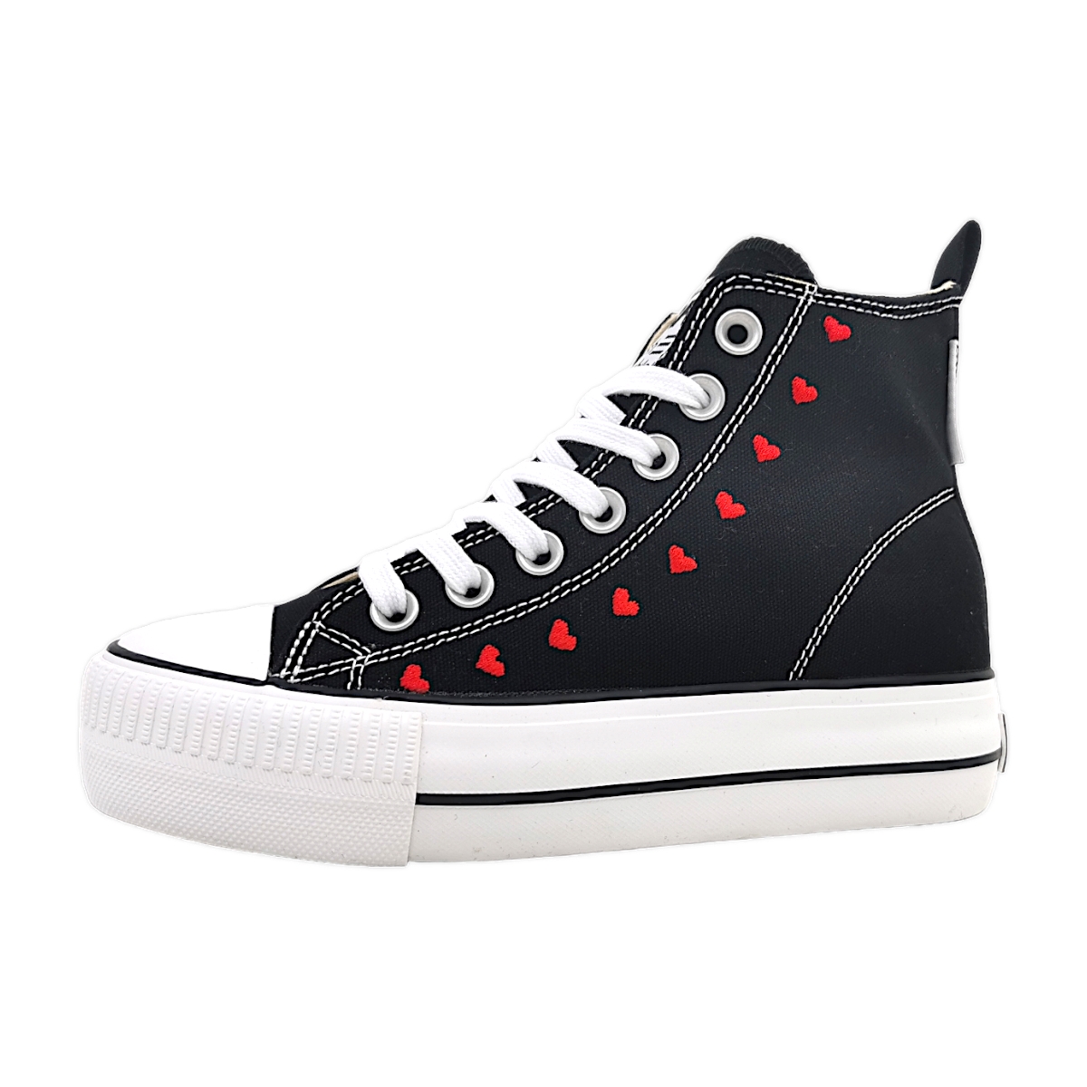 British Knights Kaya MID B51-3730-01 Schwarz 01 Black/hearts