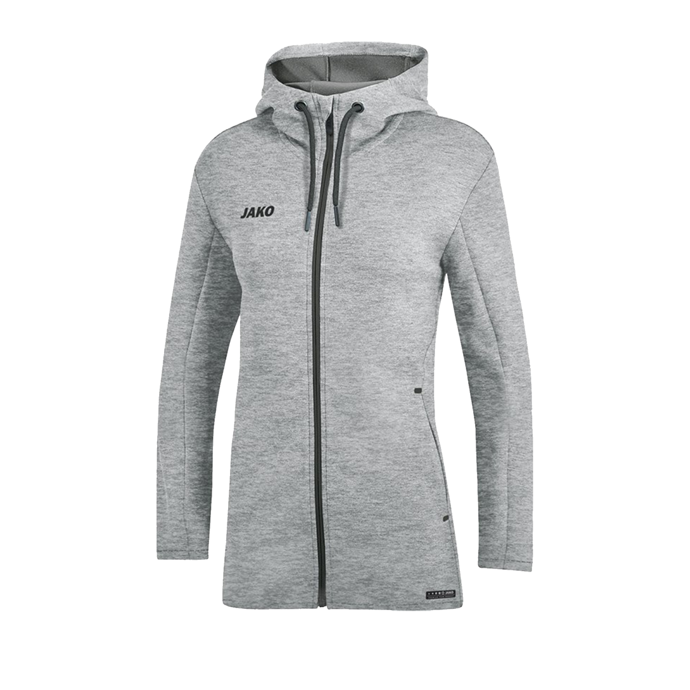 JAKO Premium Basic Kapuzenjacke Damen Grau F40