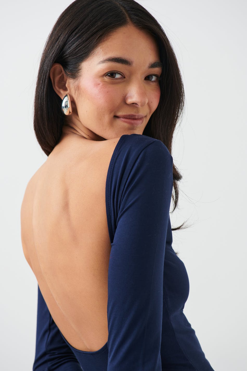 Soft touch ls low back top
