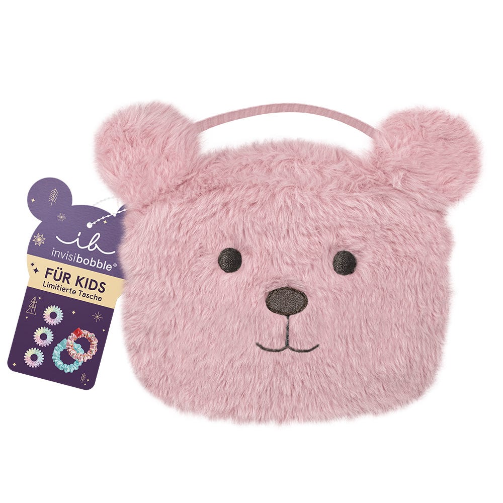Invisibobble Pink Teddy Kids Set