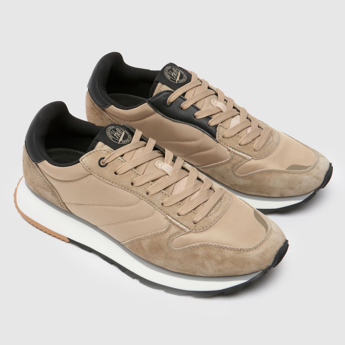 HOFF – Beige ambracia-sneakers med friidrottsmönster