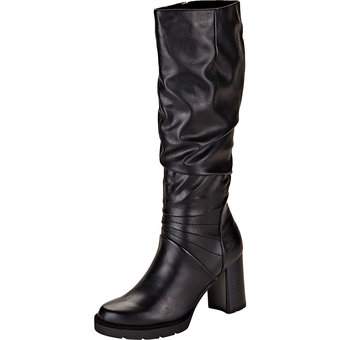 Marco Tozzi Langschaftstiefel in schwarz