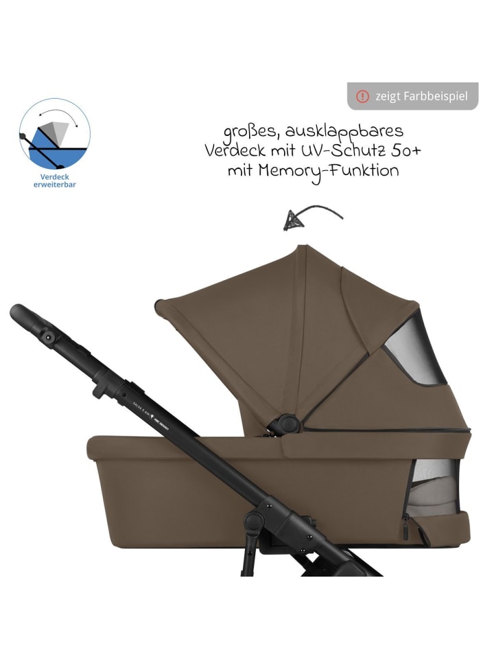 ABC-Design Kombi-Kinderwagen Salsa 5 Air inkl. Babywanne in beige günstig kaufen onesize