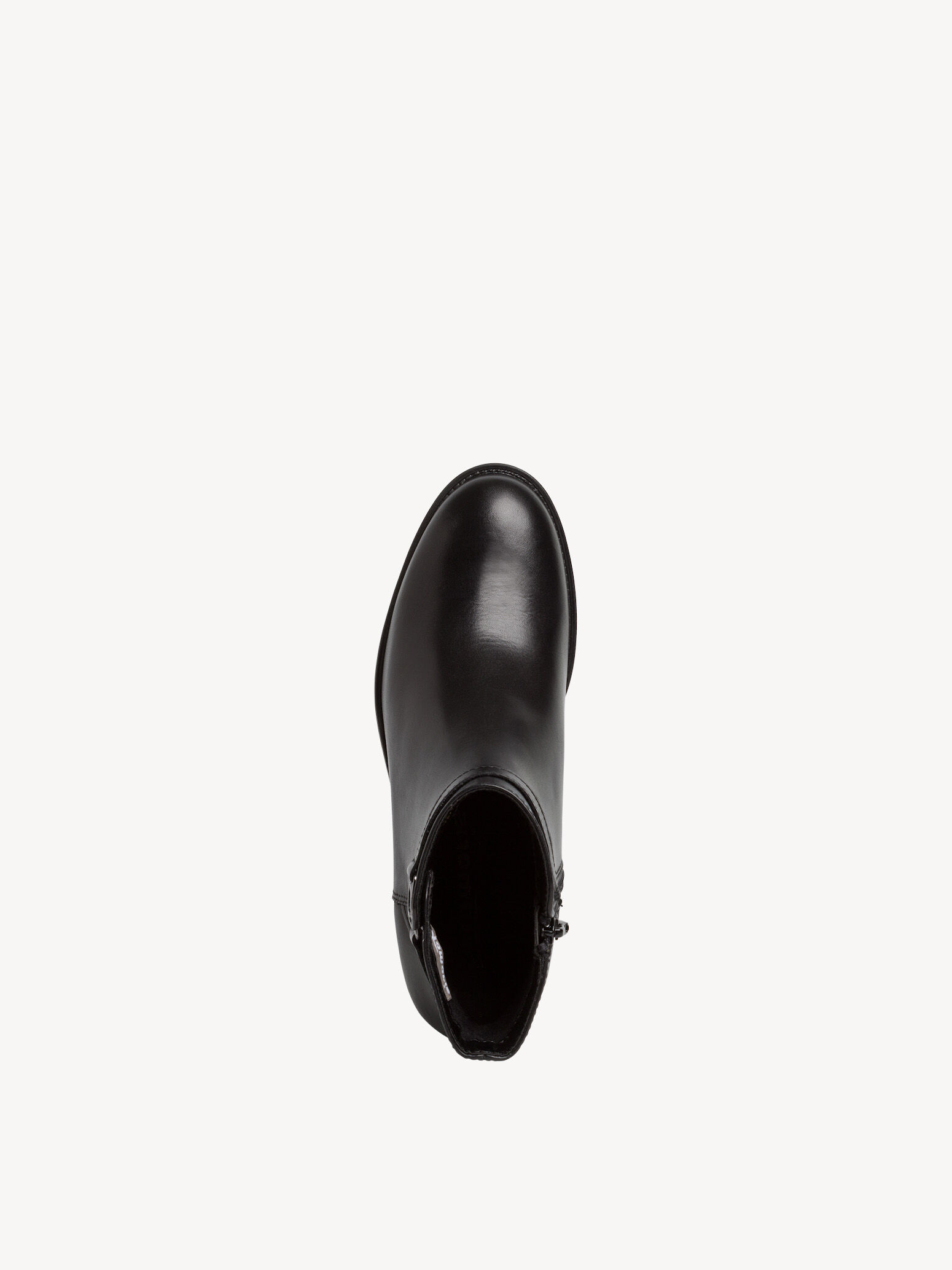 Bottine en cuir - noir