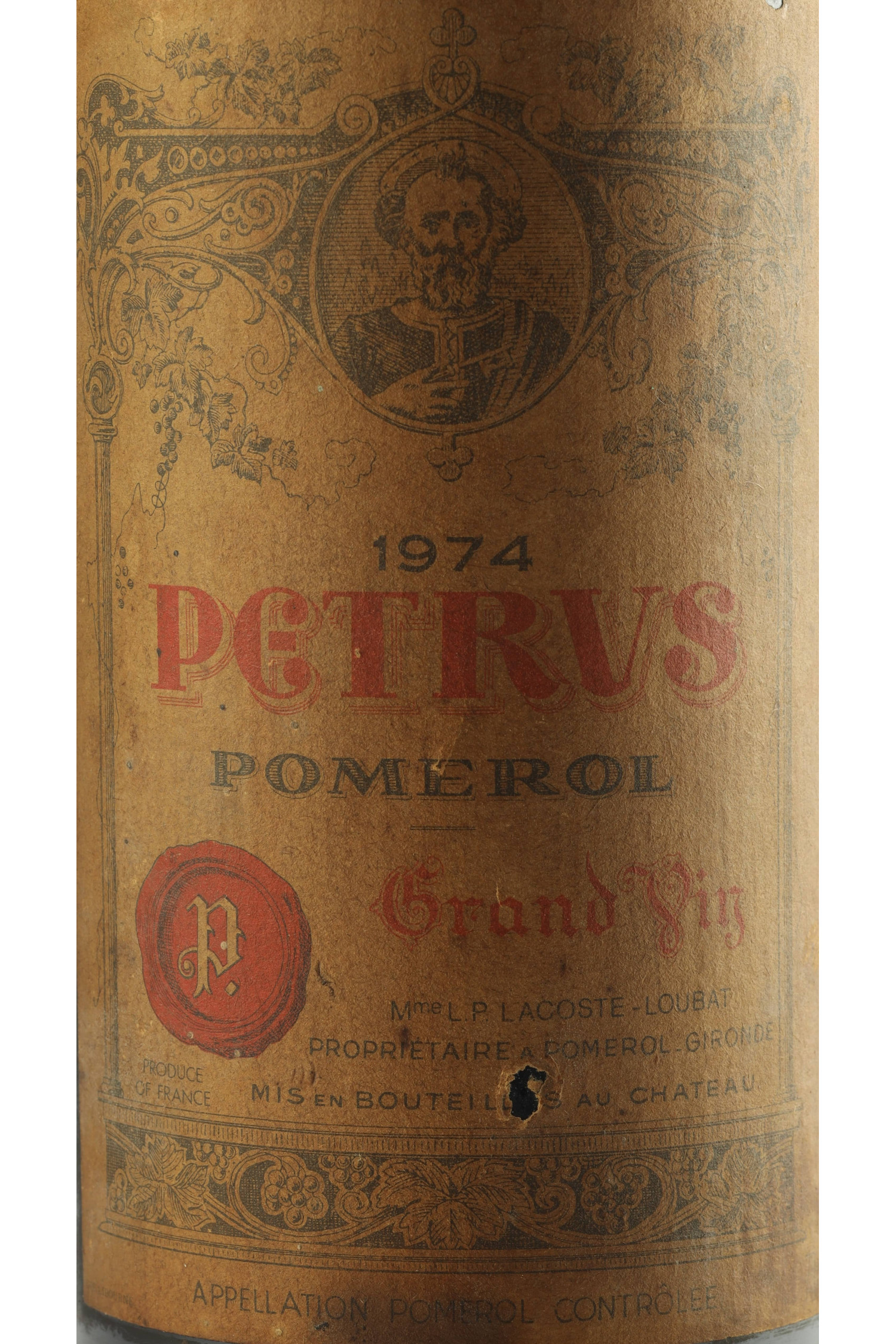 Petrus 1974, Pomerol