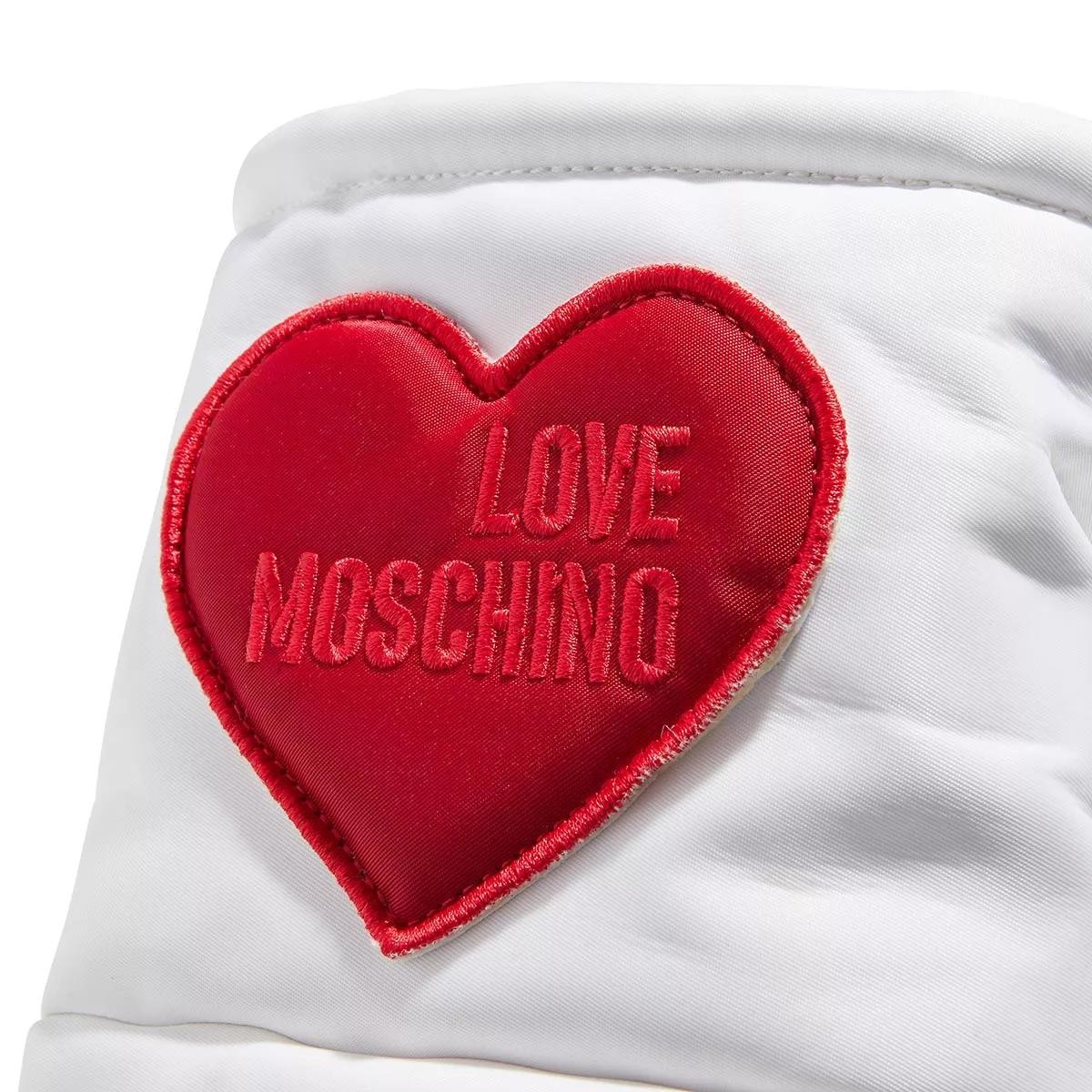 MOSCHINO Stiefeletten weiss Winterstiefel