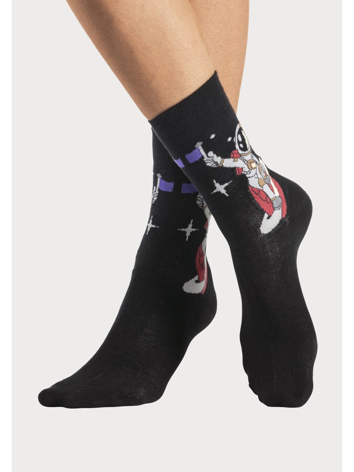 H.I.S Socken in 5x schwarz günstig kaufen