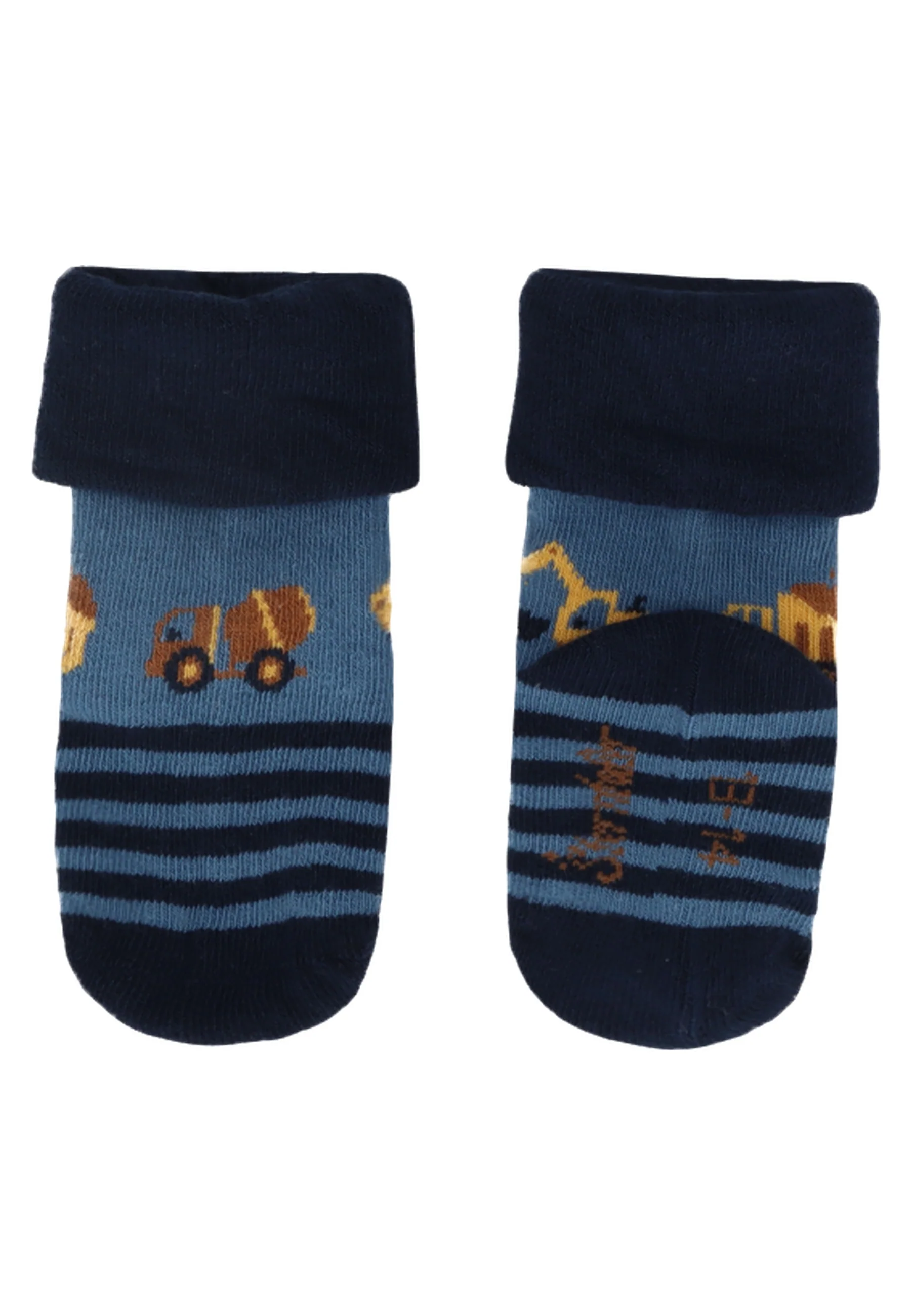 Socken im 3er Pack mit Motiv Bagger in versch. Farben