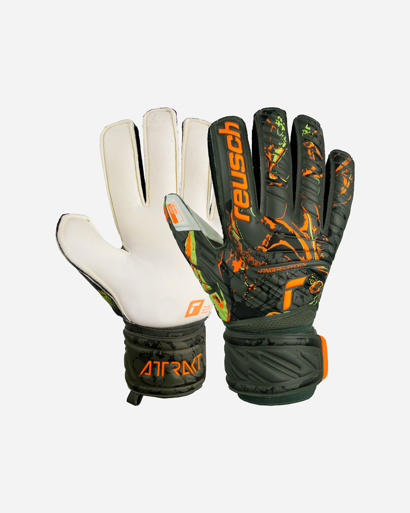 Guanti Portiere Reusch Attract Finger Support M 5370010-5556