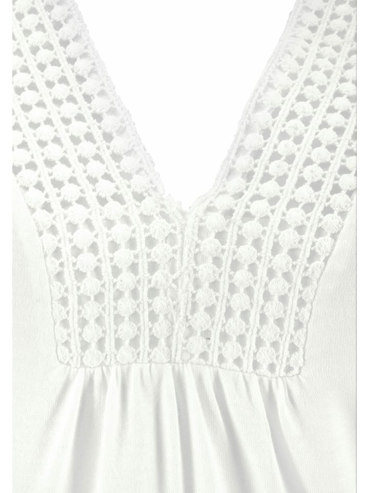 LASCANA Strandtop in creme günstig kaufen